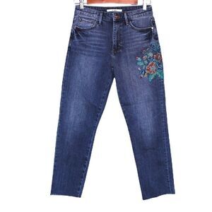 SAM EDELMAN High Rise Straight Crop Jeans Size 4